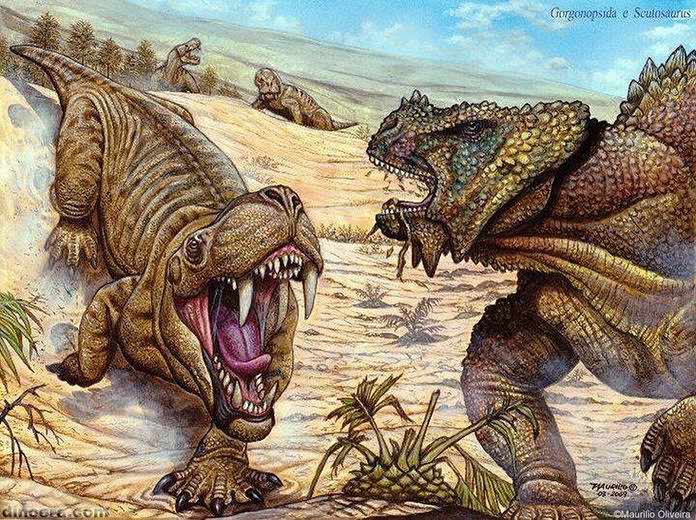 Scutosaurus Inostrancevia