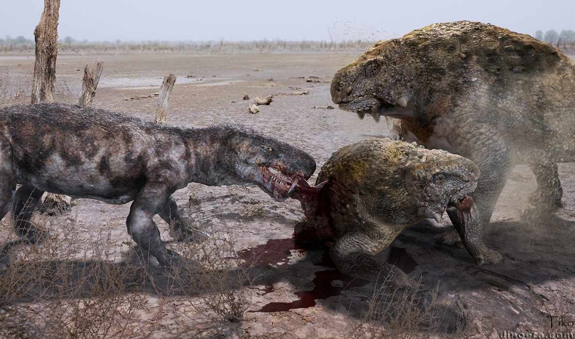 Scutosaurus Inostrancevia