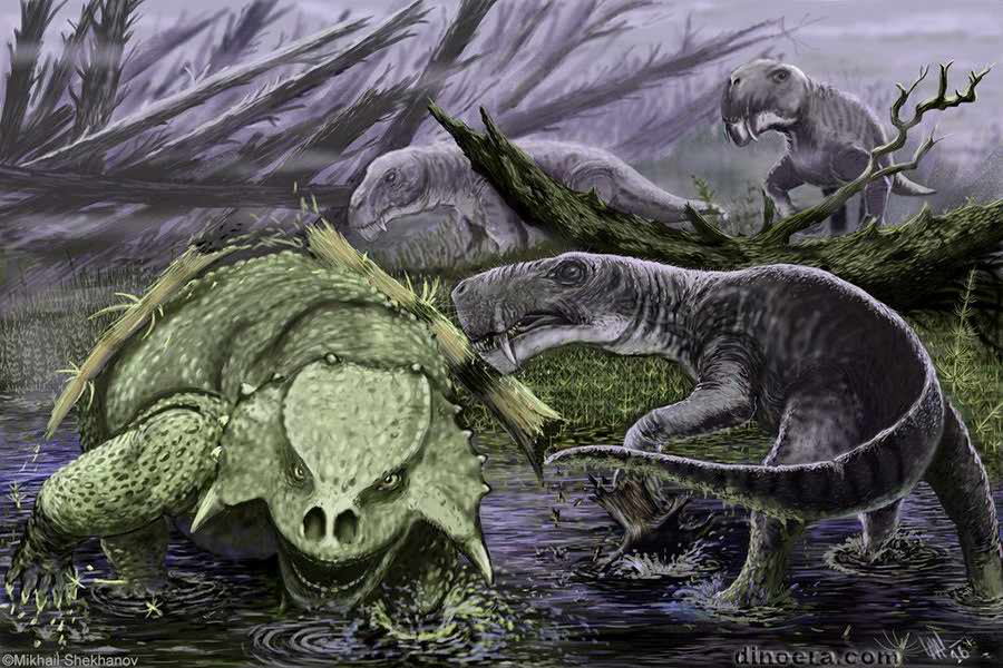 Scutosaurus Inostrancevia