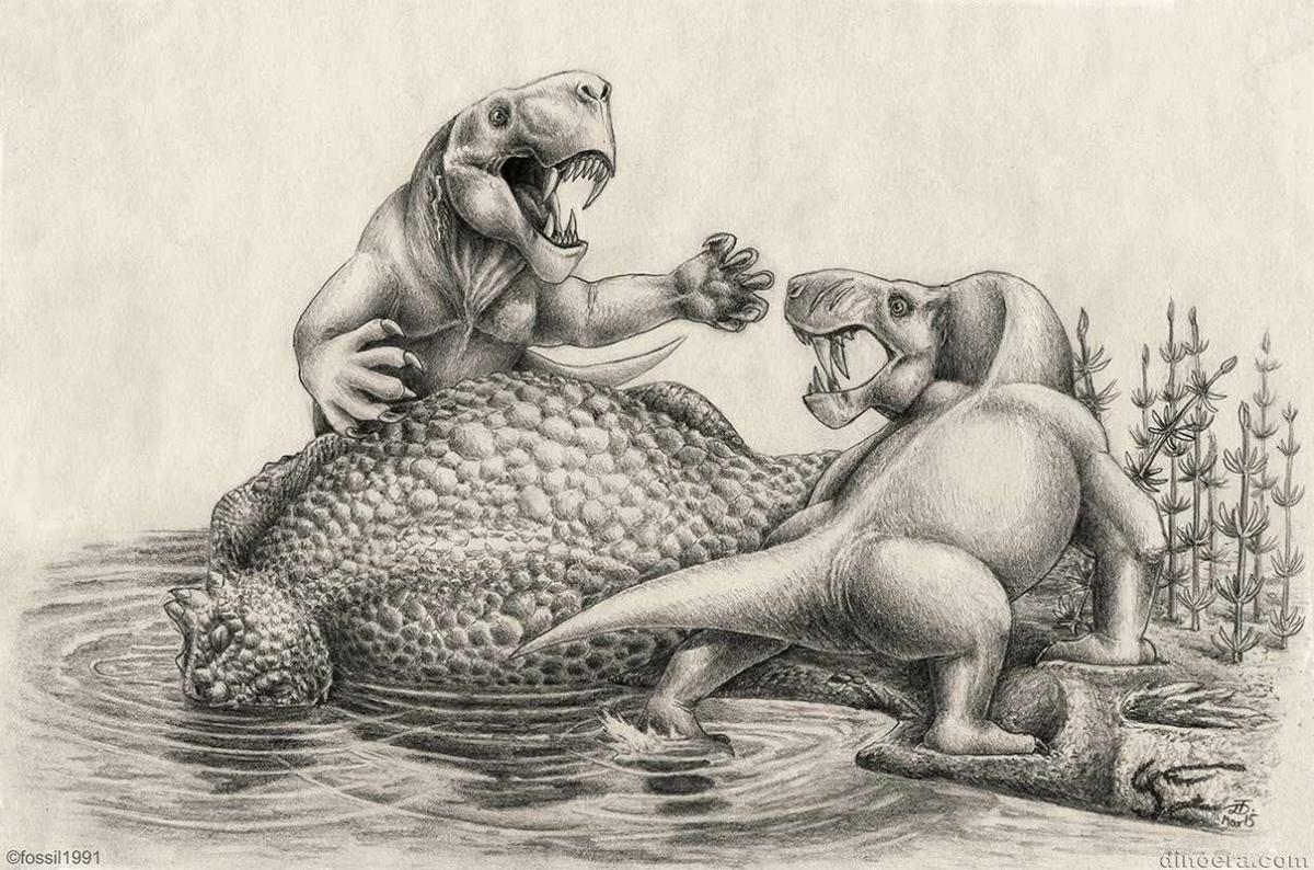Scutosaurus Inostrancevia