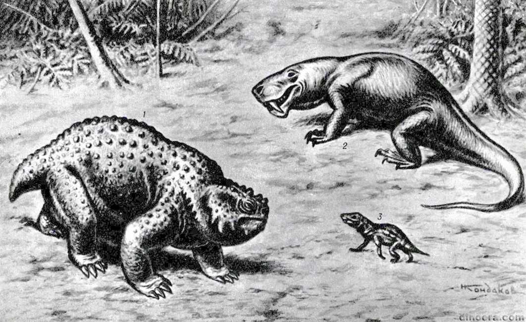 Scutosaurus Inostrancevia