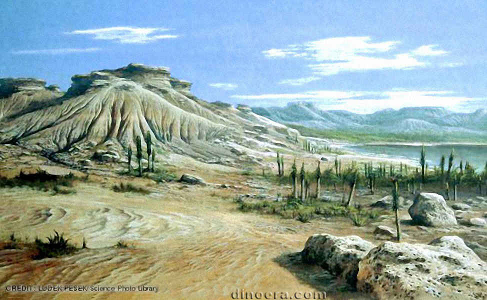Triassic landscape Triassic landscape
